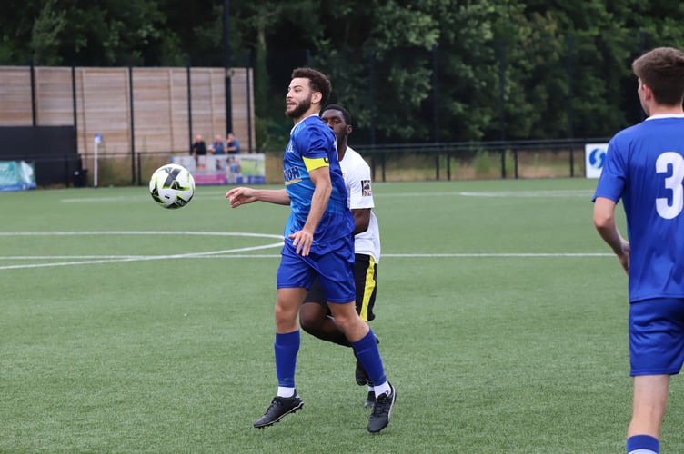 Action from Sheerwater's 0-0 draw against Westfield (Photo: Dan Eicke)