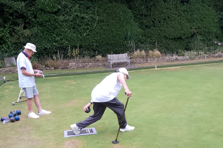 President Robert Hills playing at Mayford