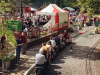 All aboard for fun time at the Knaphill Show
