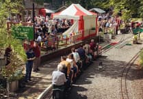 All aboard for fun at the Knaphill Show