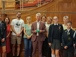 Feeling the heat: Woking students lobby MP on climate change concerns