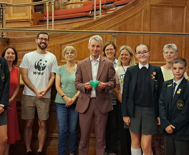 Feeling the heat: Woking students lobby MP on climate change concerns