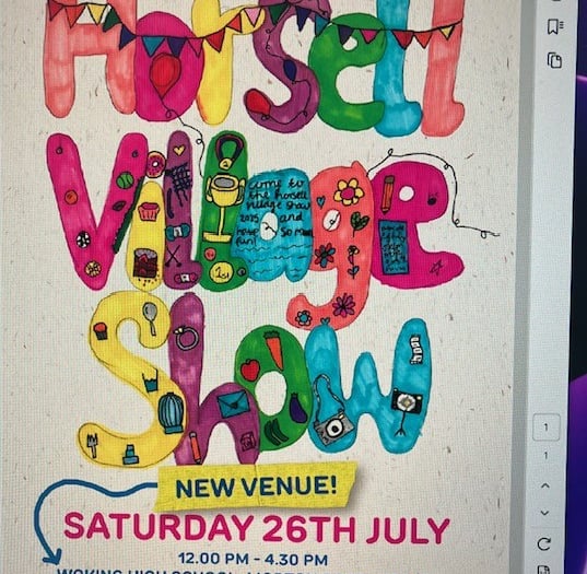 Horsell Village Show has new venue this year
