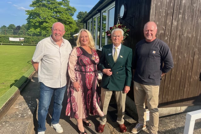 Mayor opens improved facilities at bowls club