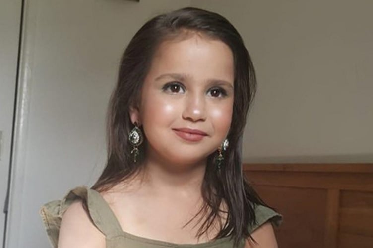 10-year-old Sara Sharif, whose body was found at her home on August 10, 2023. See SWNS story SWCCsara. The father, stepmother and uncle of Sara Sharif appeared in court today charged with the murder of the 10-year-old girl.