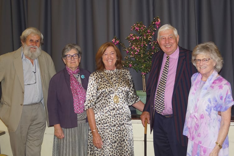 Geoff Peach, Elizabeth Barralet, Sallie Barker, Philip Barralet, Hilary Askew