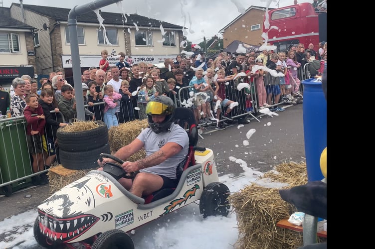 Car Wash Bordon Soap Box race