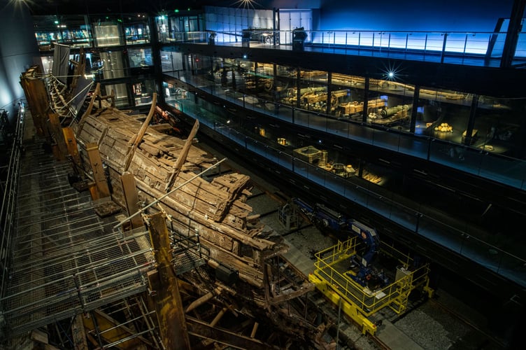 The museum and galleries at the Mary Rose Trust.