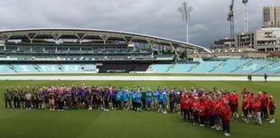 Old Woking play in walking cricket festival at the Kia Oval
