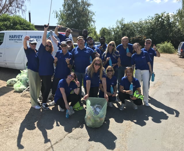 Culligan Harvey clean up Woking park