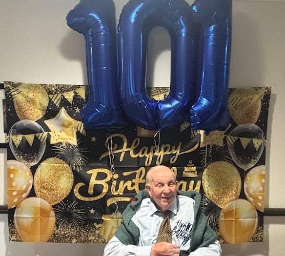 101-year-old Woking resident shares secret to long life