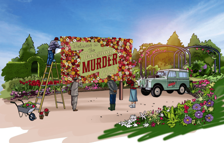 Netflix Thursday Murder Club RHS Wisley