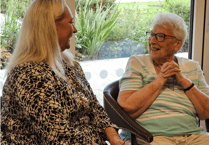 Mayor meets super knitter and hears of Italian wedding recreation