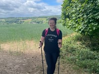 Walking star Kasia rewarded for boosting Surrey's greener future