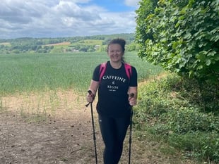 Walking star Kasia rewarded for boosting Surrey's greener future
