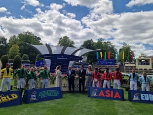 Team Asia win Shergar Cup at Ascot Racecourse