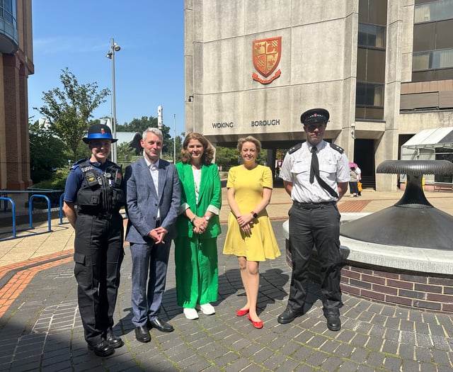 Surrey Police tackles Woking shoplifting