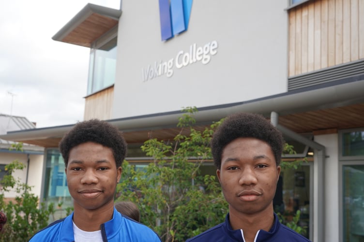 Kenar and Denar Noble - identical twins who will be away from each other for the first time