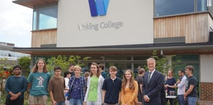 A-Level students dreaming big after results day at Woking College