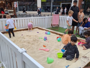 Hit the beach in the heart of Woking for summer sunshine fun