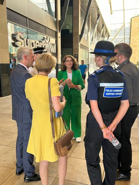 Dame Diana Johnson Woking Town Centre