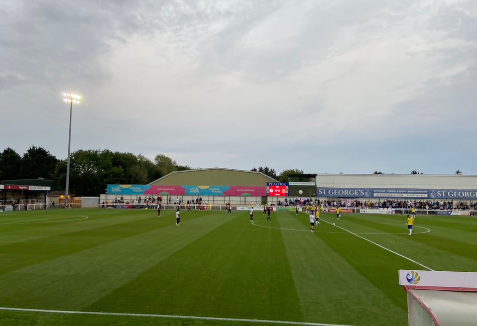 Woking slip to narrow National League defeat against Wealdstone