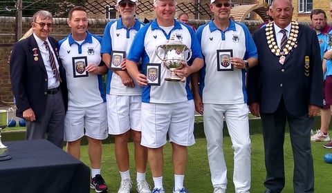 Major successes celebrated at West Byfleet Bowls Club