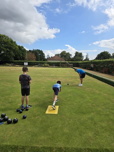 Byfleet Bowls Club are inviting children to try their hand at lawn bowls