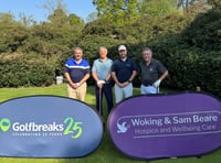 Golf Trust hits £500k milestone for Hospice