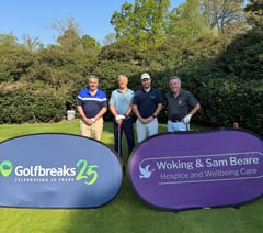 Golf Trust hits £500k milestone for Hospice