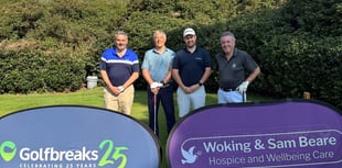 Golf Trust hits £500k milestone for Hospice