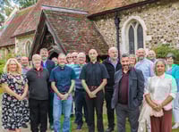 Community celebrates completion of church steeple restoration