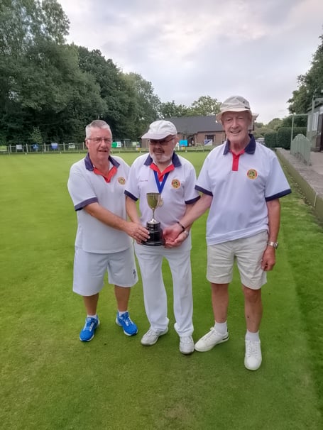 Andrew Boarer (left), Bob Hills and Bill Wormald