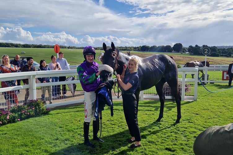 Give It To Me OJ in the winners' enclosure (Photo: Peter Moore)