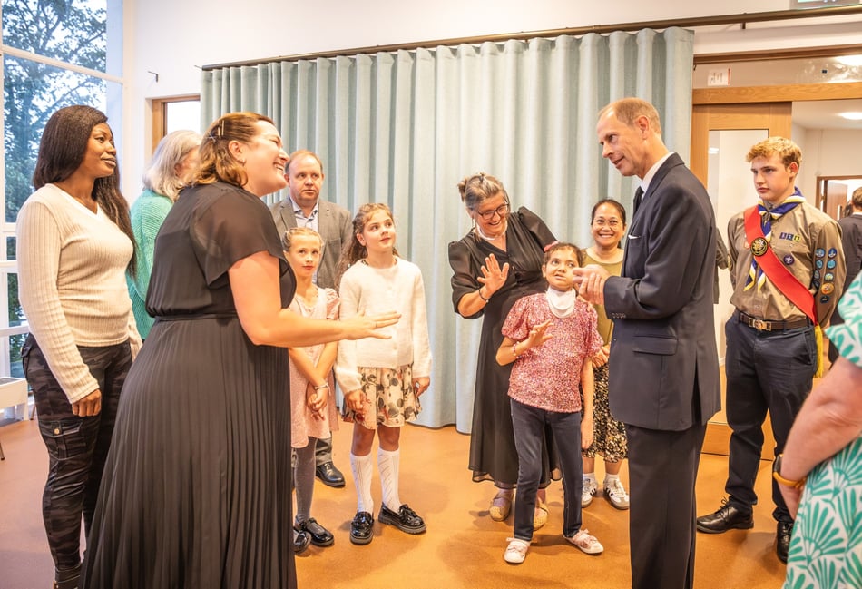 Duke joins party for Yvonne Arnaud