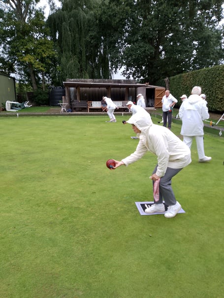 Pauline Newton playing at Mayford