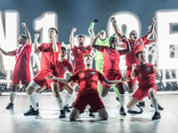Gareth Southgate's career as England manager on Woking stage 