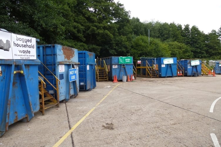 Bagshot Recycling Centre.