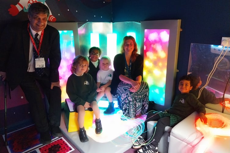 Councillor Hussain, Debbie Harrison (Headteacher), Vicky Wood (Deputy Headteacher and SENCO)
