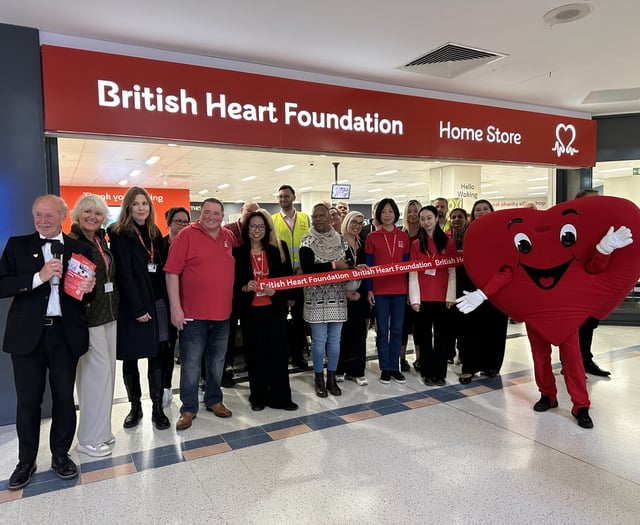 British Heart Foundation reopens in Woking town centre