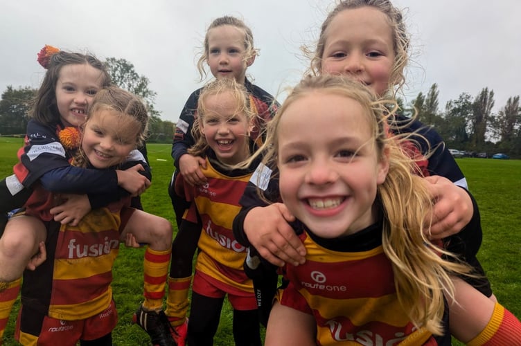 Chobham Rugby Club girls, October 2025.