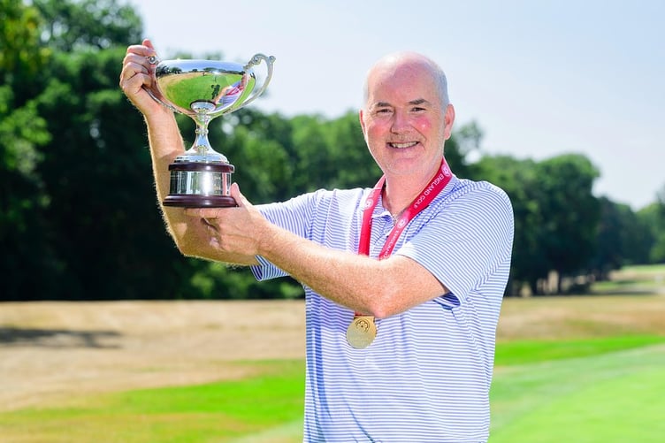 Peter Jackson is the new English Senior Men's Amateur Champion (Photo: Nick Butcher, Leaderboard Photography)