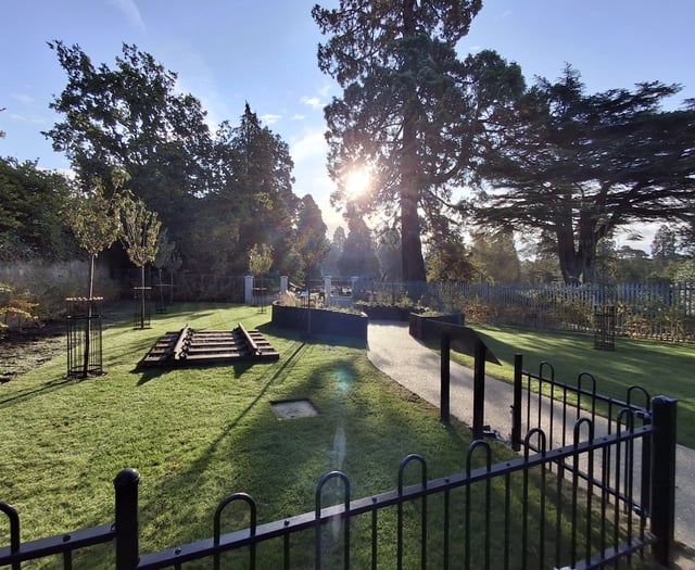 Reflective garden at Brookwood unveiled