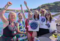 Mother-and-daughter duo make waves in English Channel swim for marine conservation