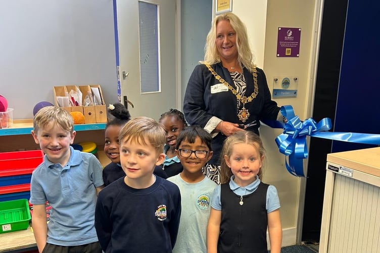 West Byfleet Infant School Den Opening Amanda Boote