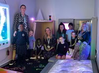 Woking mayor goes back to school to open sensory room