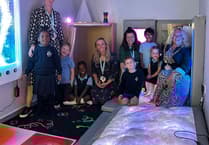 Woking mayor goes back to school to open sensory room at West Byfleet Infants