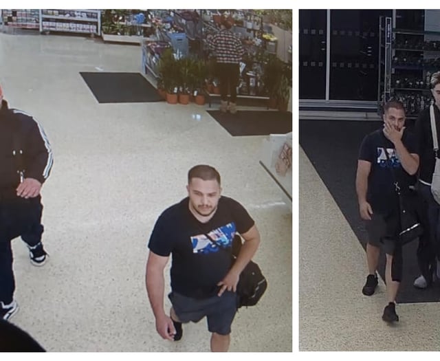 Images released following knifepoint robbery in Surrey supermarket
