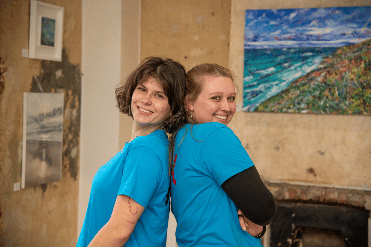 Guildford Festival of the Arts founders Lauren Gerrard and Charlie Cluff, September 2025.