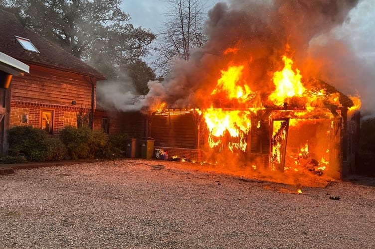 Churt house fire, November 15, 2024